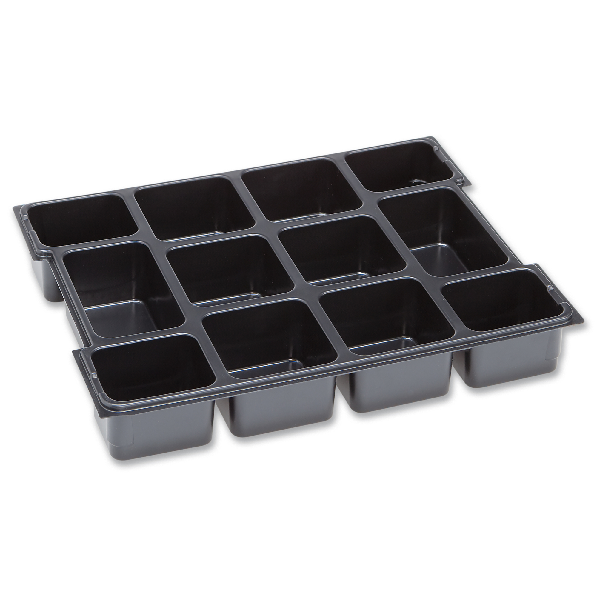 L-Boxx Baseline Small Parts Tray — 12 Compartments, Recycled Polystyrene, Model# 1000010126